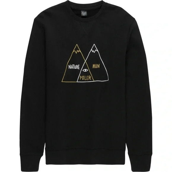 NWOT Poler Venn Diagram Crew Sweatshirt - Picture 1 of 6